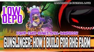 GUNSLINGER: HOW I BUILD FOR RHG FARM || LOW DEPO CLUB || F2P