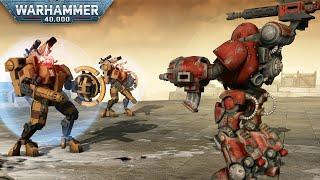 Adeptus Mechanicus vs Tau | Ultimate Mod Warhammer 40k | Men of War: Assault Squad 2 (4K UltraHD)