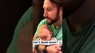 This Beard Trick Puts Baby to Sleep Instantly! ( IG - @large_bearded_man)