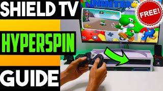 NVIDIA SHIELD HYPERSPIN SETUP RETRO EMULATION HEAVEN !