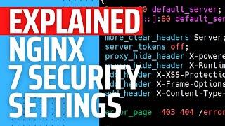 Explained: 7 Settings to Secure Nginx Web Server | Securing Nginx