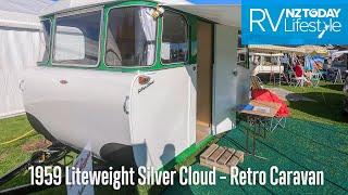 Rare 1959 Silver Cloud caravan NZ #caravan #classiccaravan #caravanlife  #camping