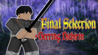 FINAL SELECTION! | How To Get Nichirin Katana? | Demon Slayer RPG 2