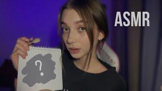 ASMR DRAWING YOUR PORTRAIT   whisper  mouth sounds  visual triggers