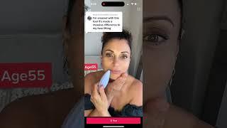 Natural facelift with Face Fit Roller. Follow on TikTok and IG for more videos www.facefitcanada.ca