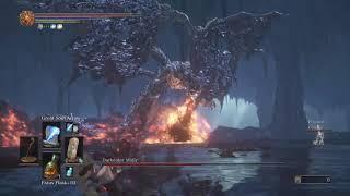 Darkeater Midir – Sorcerer with Gemma and Kobe (summons) | Dark Souls 3