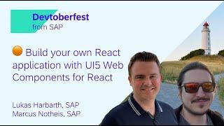 🟠 Build your own React application with UI5 Web Components for React