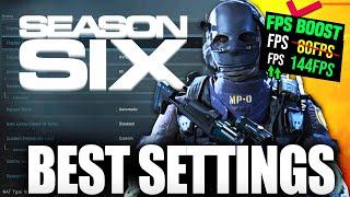 WARZONE BEST SETTINGS SEASON 6! WARZONE Dramatically increase performance / FPS with any setup!