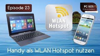 Handy als WLAN Hotspot einrichten - PC SOS TV