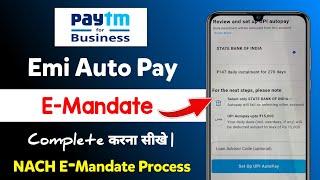 Paytm Business Auto Pay Enable Kaise Kare | paytm business e mandate kaise kare 2024 | merchant loan