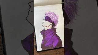 Drawing gojo || Jujutsukaisen character drawing || #animedrawing #anime #art