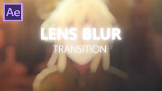 Lens Blur Transition - After Effects Tutorial