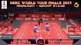 He Ji Ting / Ren Xiang Yu [Chn] Vs Sabar / Reza Isfahani [Ina] | Hsbc Word Tour2024 | Group Stage