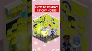 HOW TO DELETE STICKY NOTES ON BONDEE / PAANO TANGGALIN ANG STICKY NOTES SA ROOM NG BONDEE #shorts