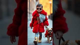 Adorable Baby And Animal Catwalk  #baby#cute #ai #animals #catwalk #babyshorts #shorts