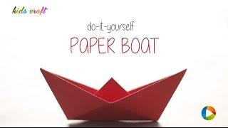 How to: Classic Paper Boat - Kids Craft