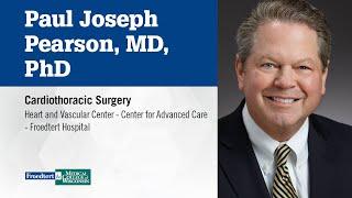 Dr. Paul Pearson, cardiothoracic surgeon