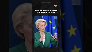 World's Reaction After the First Attack By The U.S. On Iran's Nuclear Sites | US-Iran Conflict