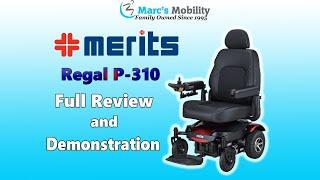 Merits Regal P-310 Rear Wheel Drive Basic Power Wheelchair - Review and Demonstration