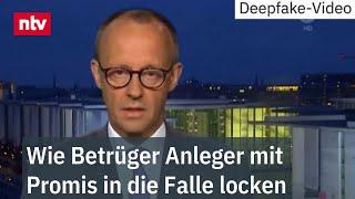 Wie Deepfake-Videos mit Promis in die Betrugsfalle locken | ntv Service