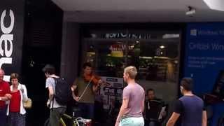 J.S. Bach by street musicians in Ghent