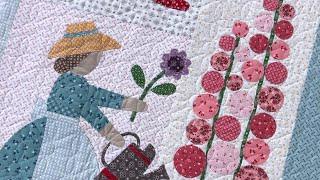 Calico Garden, Crazy Quilt, Pinwheel Quilt, Kaffe Fassett - Video 110