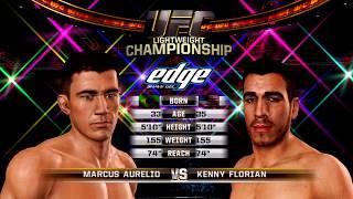 UFC Undisputed 3 Gameplay Kenny Florian vs Marcus Aurelio