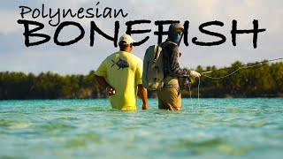 Fly Fishing For MY First Bone Fish  on Remote Pacific Atoll