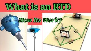 RTD Resistance Temperature Detector Working principle. Resistance Temperature Sensors. RTD Animation