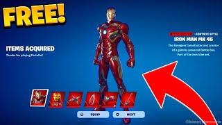 Fortnite How to Get IRON MAN MK 45 Skin For FREE!