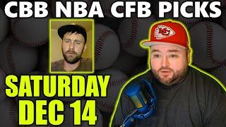 Saturday Picks With Kyle Kirms NBA CFB CBB December 14