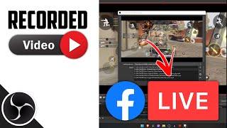 HOW TO LIVE STREAM PRE RECORDED VIDEO ON FACEBOOK LIVE