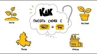 Как писать слова с корнями РАСТ/РАЩ/РОС? Растение или рОстение? ВырОсли или вырАсли?