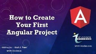 How to Create First Angular Project | How to Create Angular Project Using Visual Studio Code 2023