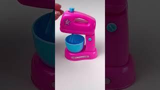 Unboxing miniature pink mixer machine toy #shorts #asmr #shortsvideo #oddlysatisfying #miniature ️