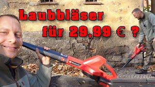 Laubbläser für 29,99, Euro, taugt dieser Einhell Akku Laubbläser GC CL18 was?