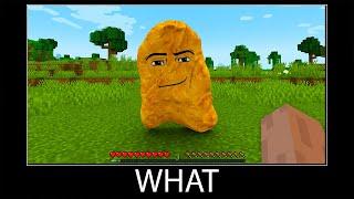 Minecraft wait what meme part 341 realistic minecraft Gegagedigedagedago