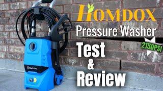 BEST Electric Pressure Washer on Amazon | Homdox Pressure Washer Test and Review