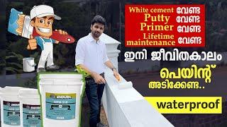 ഒറ്റ പെയിൻറിംഗ് മതി ഇനി ജീവിതകാലം ഇനി പെയിൻറ് അടിക്കേണ്ട- One time paint with waterproofing