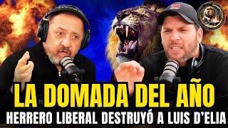 LUIS D'ELIA QUEDA EN RIDÍCULO por PRESIÓN DEL HERRERO  LIBERAL en el DEBATE al estilo MILEI