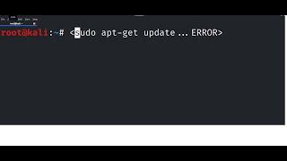 Kali 2020 "sudo apt-get update" update repositories on older images