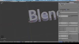 Blender.  Текст