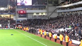 One Pound Fish Man at Half Time at West Ham v Everton