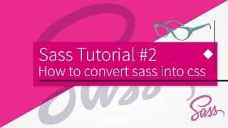 how to use scss in html - SASS Tutorial #2