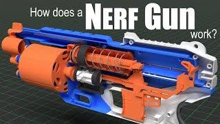 Как работает пистолет Nerf?