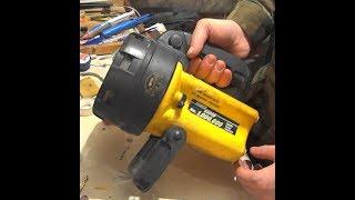 Ремонт фонаря со свинцовым аккумулятором Repair of flashlight with lead accumulator