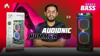 Dhamakydar party speaker with microphone - Audionic Hummer H55 review and sound test.