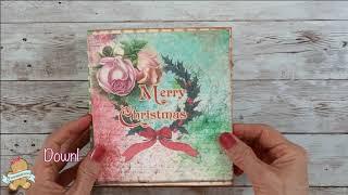 Make a Hard Cover for My Christmas Junk Journal The Gingerbread Prints