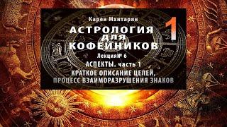 АСПЕКТЫ.Часть1. Краткое описание целей, система взаимоисключения знаков зодиака.