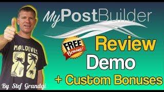 MyPostBuilder Real Review & Bonuses | Don't Buy MypostBuilder Without my Custom Bonuses 